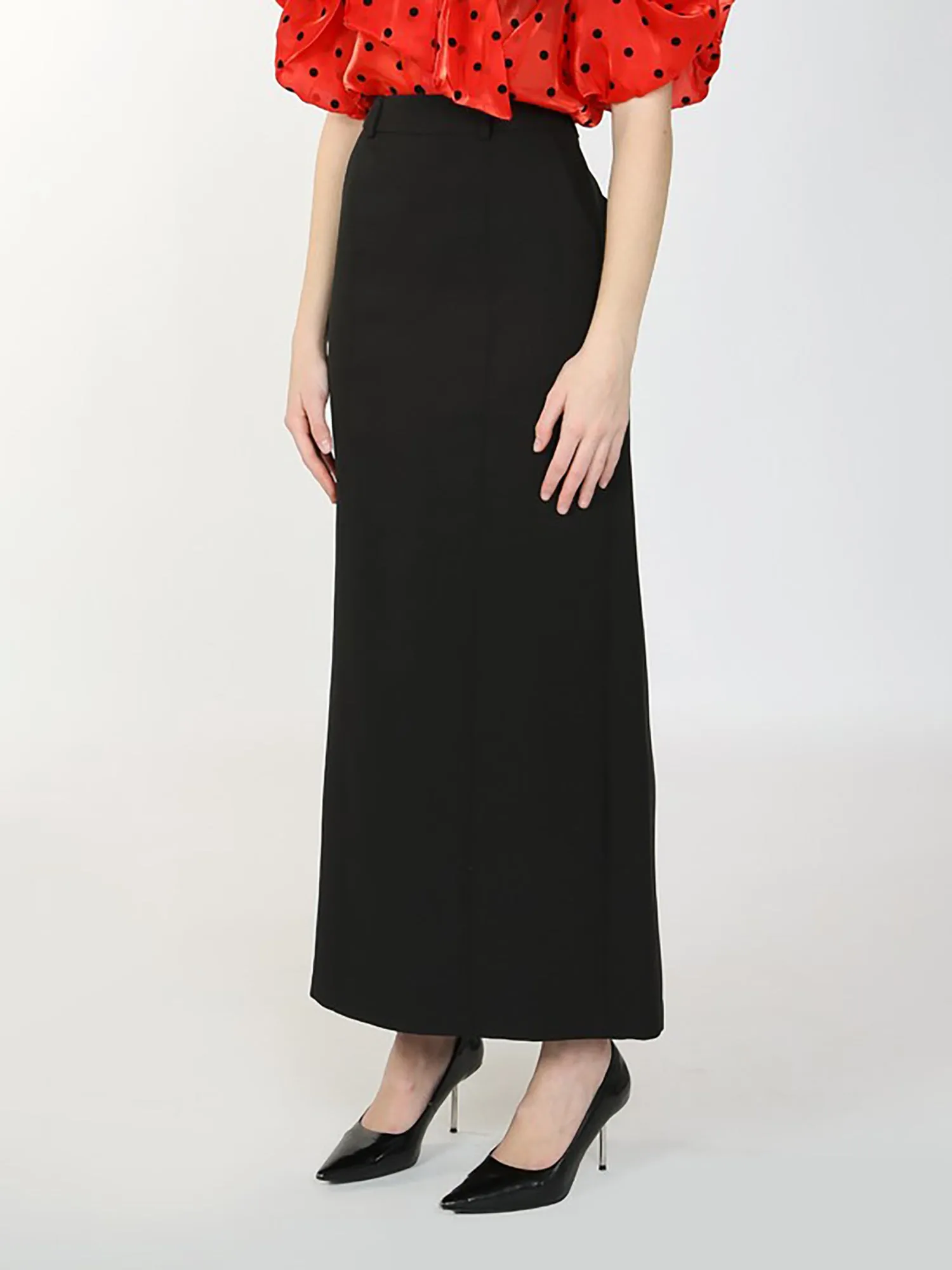 Beulah Straight High Waist Maxi Skirt