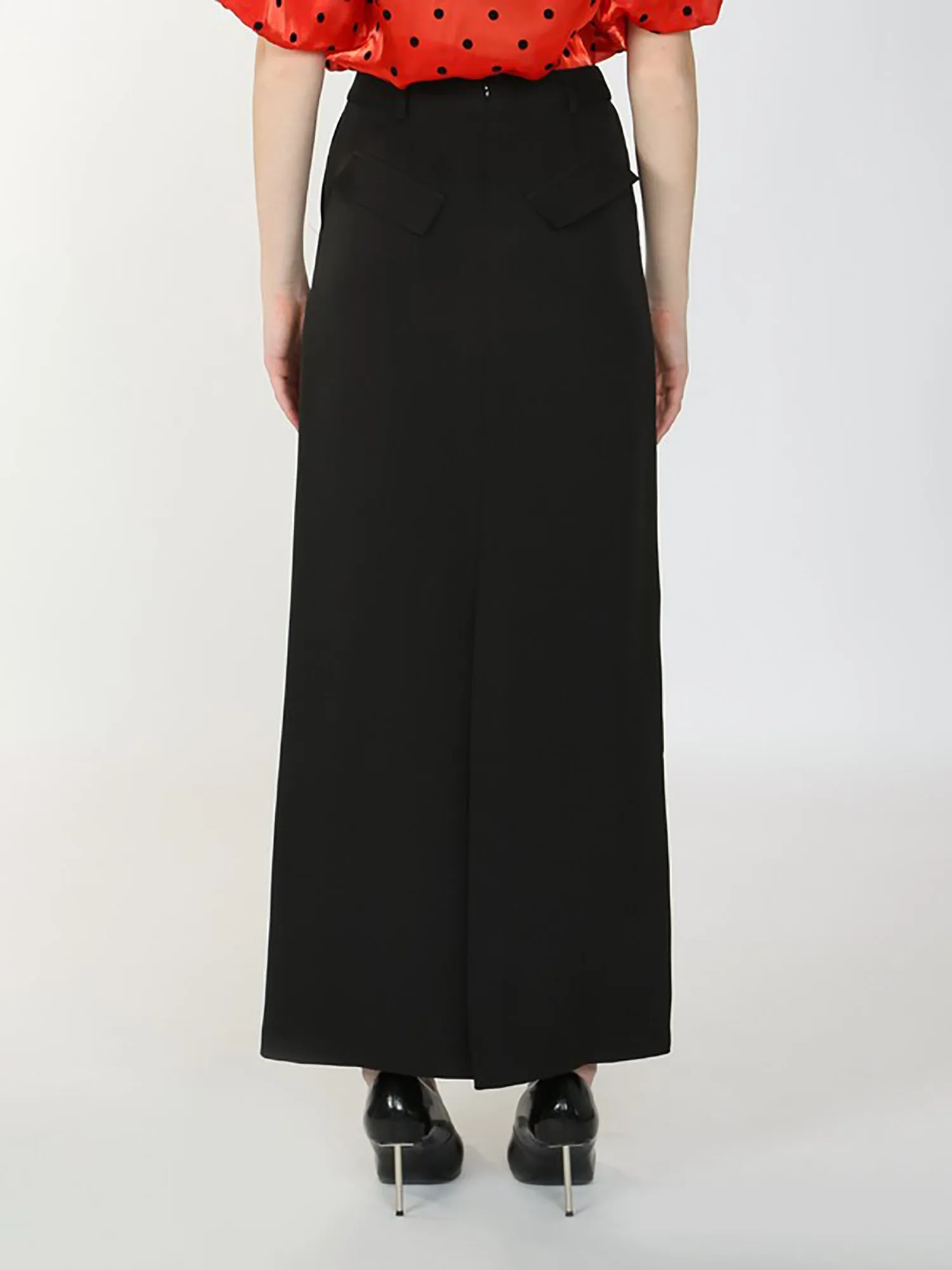 Beulah Straight High Waist Maxi Skirt