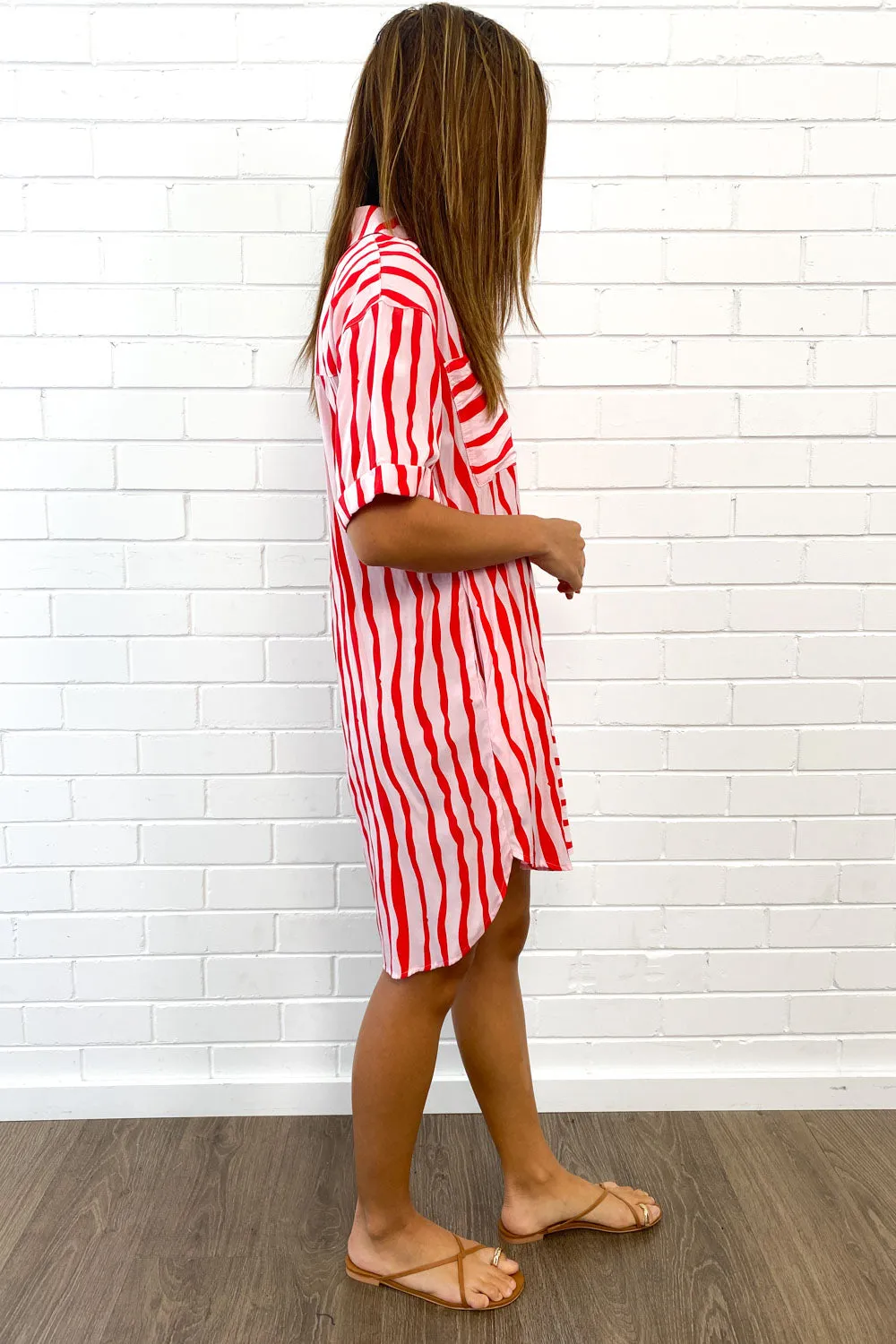 Candy Shirt Dress