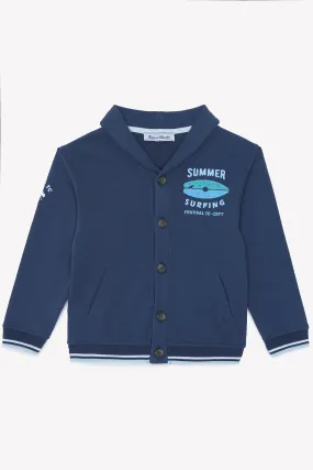 Cardigan - Navy Summer Surfing