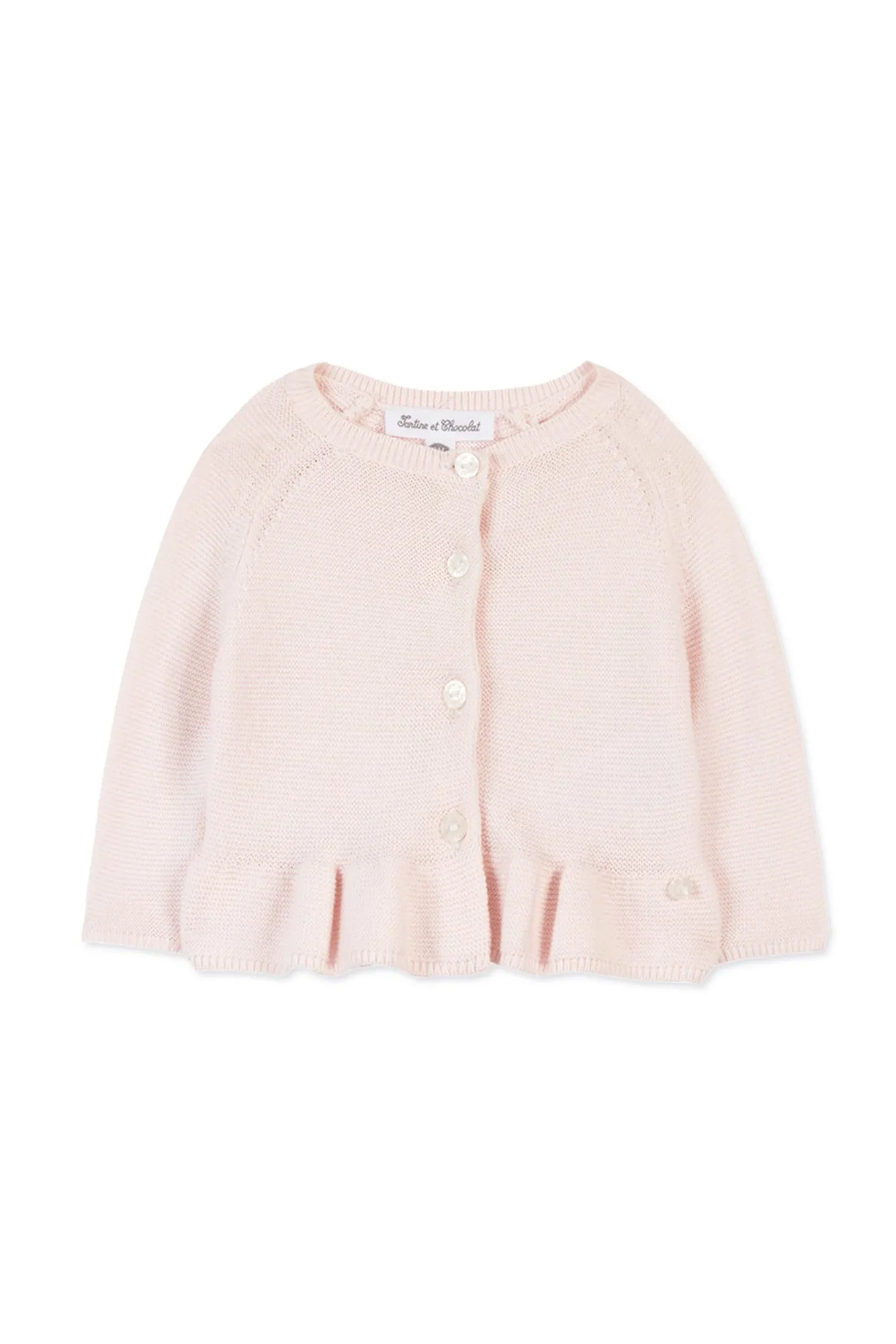 Cardigan - Pale pink point