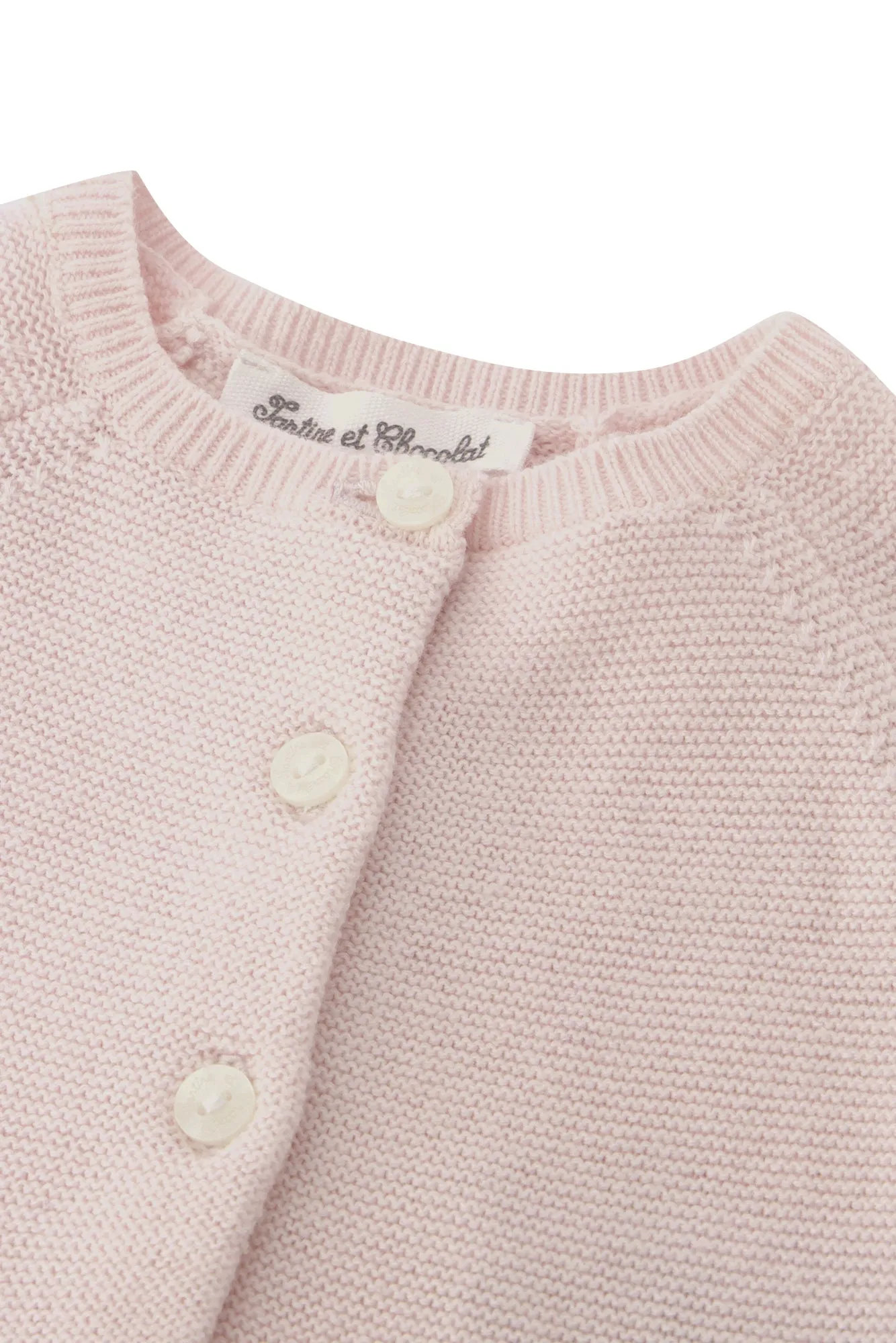 Cardigan - Pale pink point