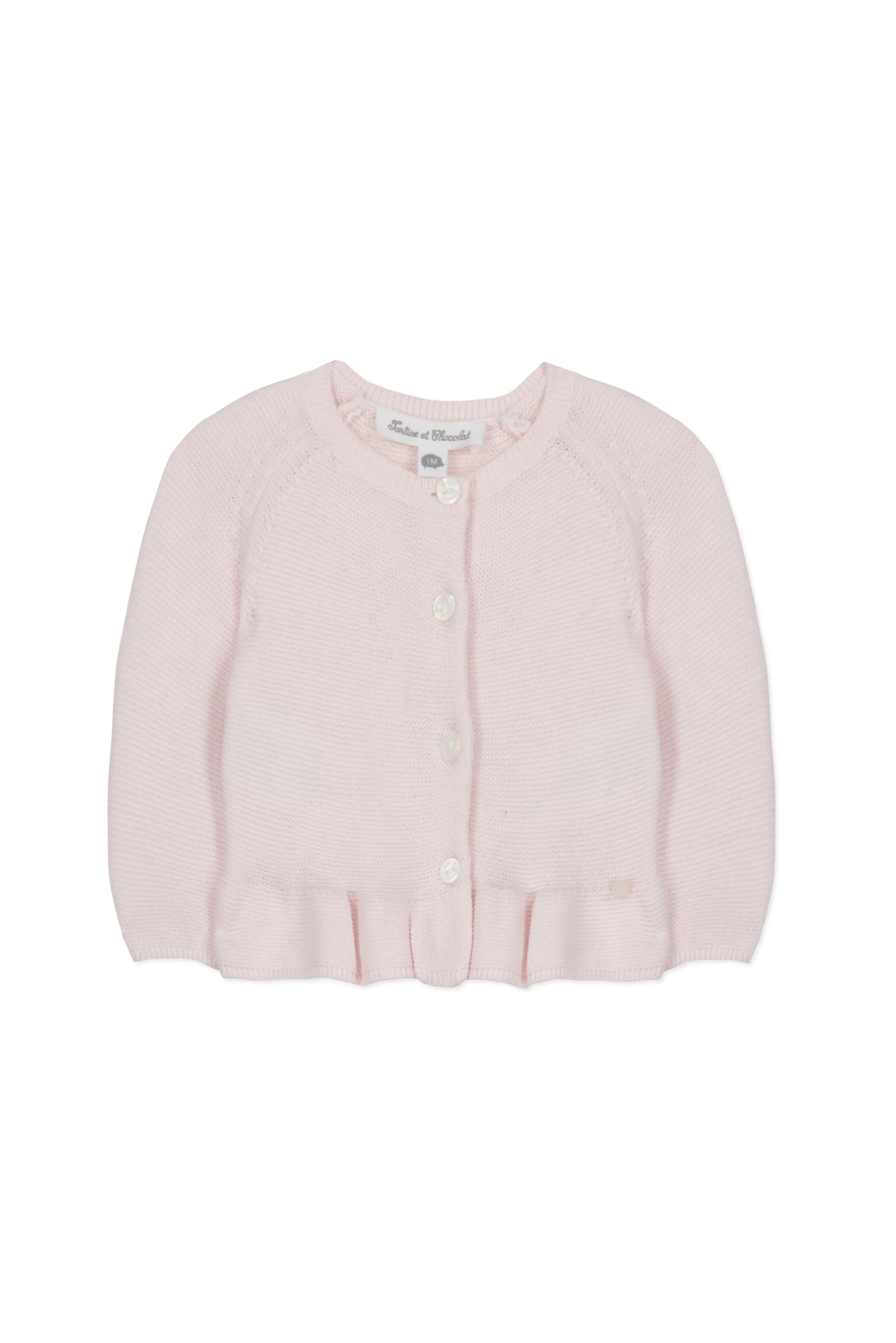 Cardigan - Pale pink point