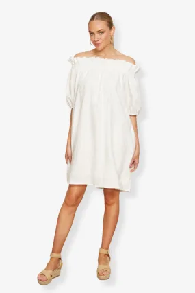 Eb & Ive - Halcyon Ruched Dress - Opal