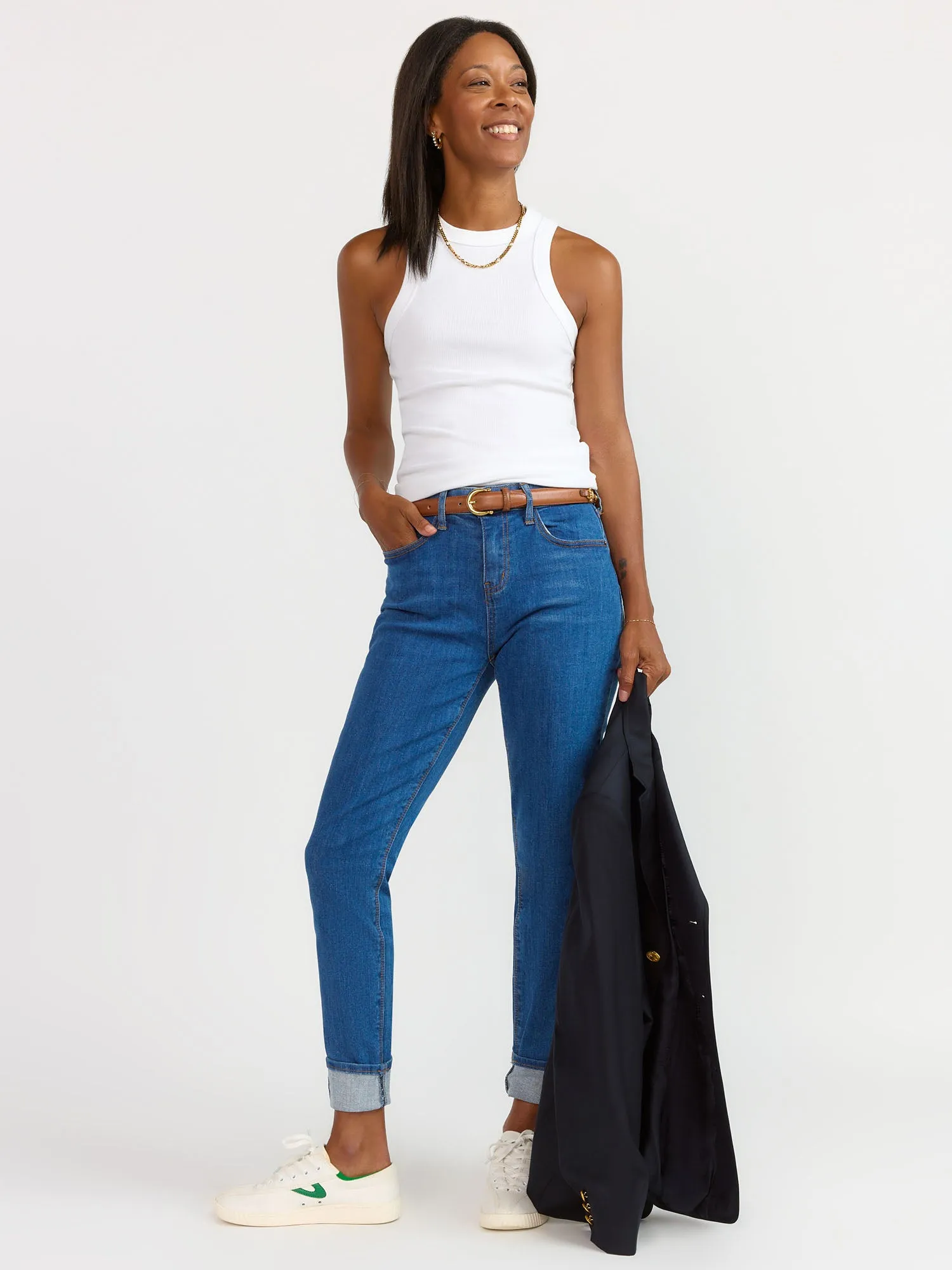 Essential Mid Rise Skinny Jeans