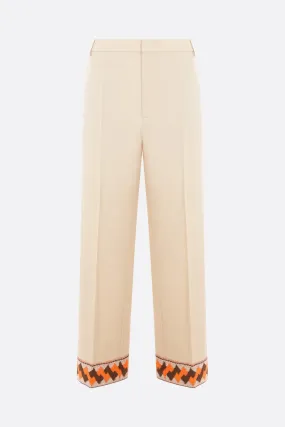 Gabardine Trousers