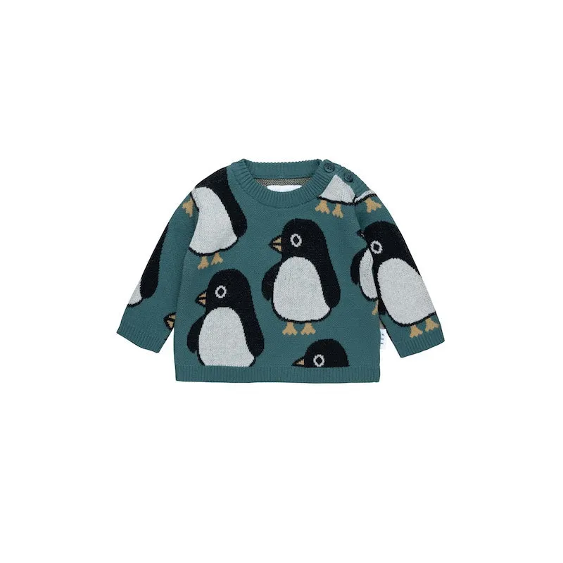 Huxbaby Penguin Knit Jumper