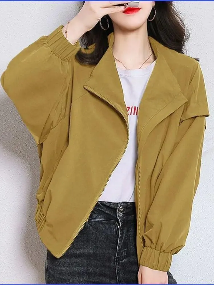 Jackets for Women Spring Autumn 2023 New Long-sleeved Jacket Versatile Oversized Loose Women's Coats Fashion Casual Clothes Tops