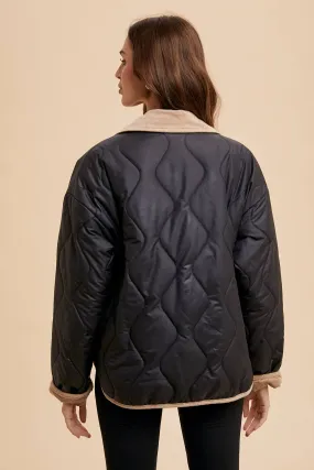 JUNE REVERSIBLE QUILTED JACKET