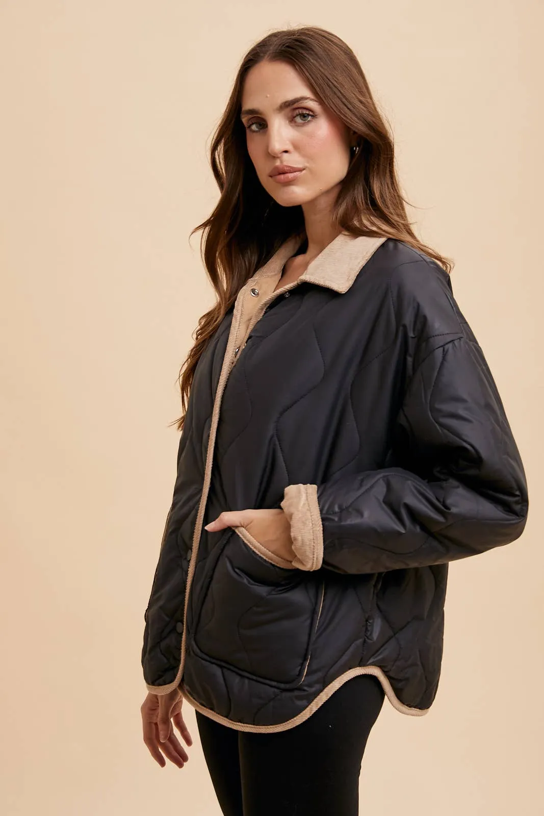 JUNE REVERSIBLE QUILTED JACKET