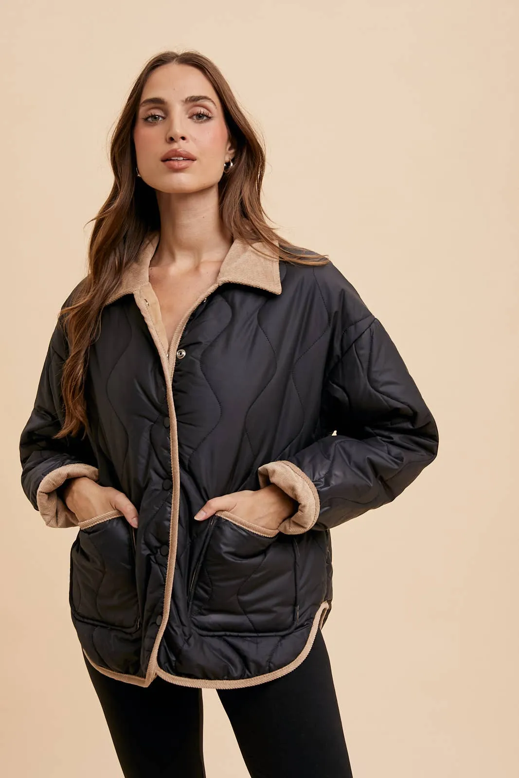 JUNE REVERSIBLE QUILTED JACKET