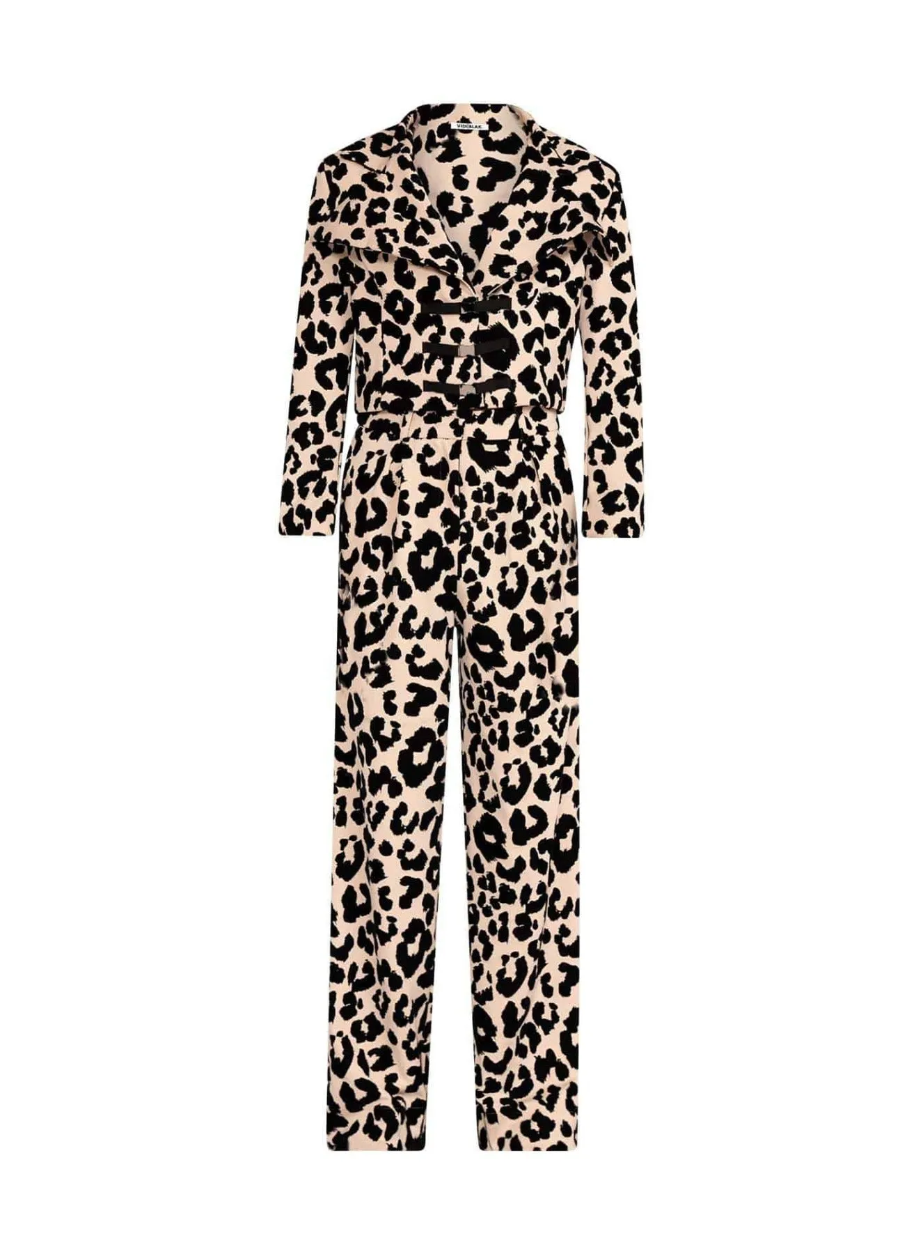 Leopard Print Modern Twist Two-Piece Men's Suit