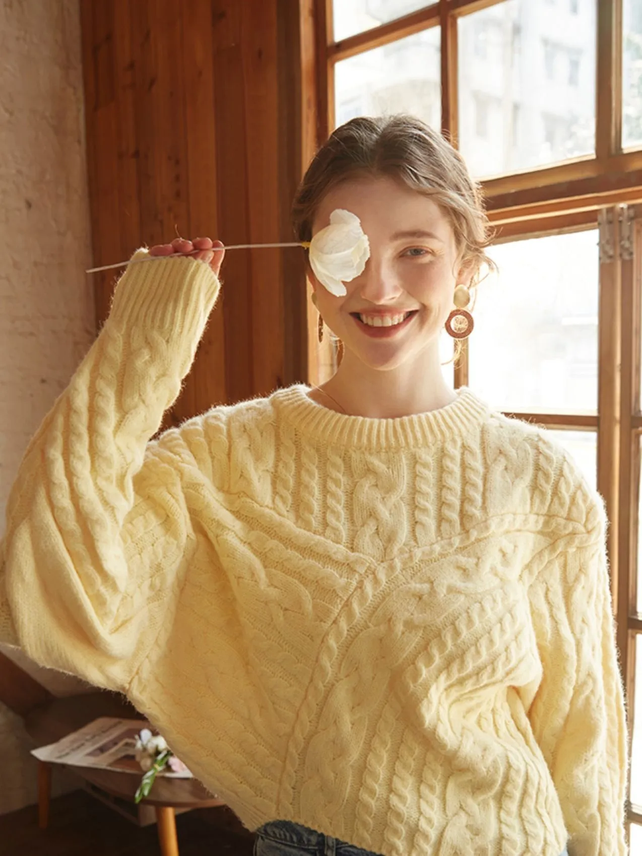 Limoncello Charming Oversized Sweater