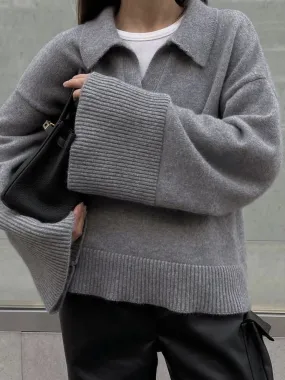 Minimalist Charming Oversized Sweater