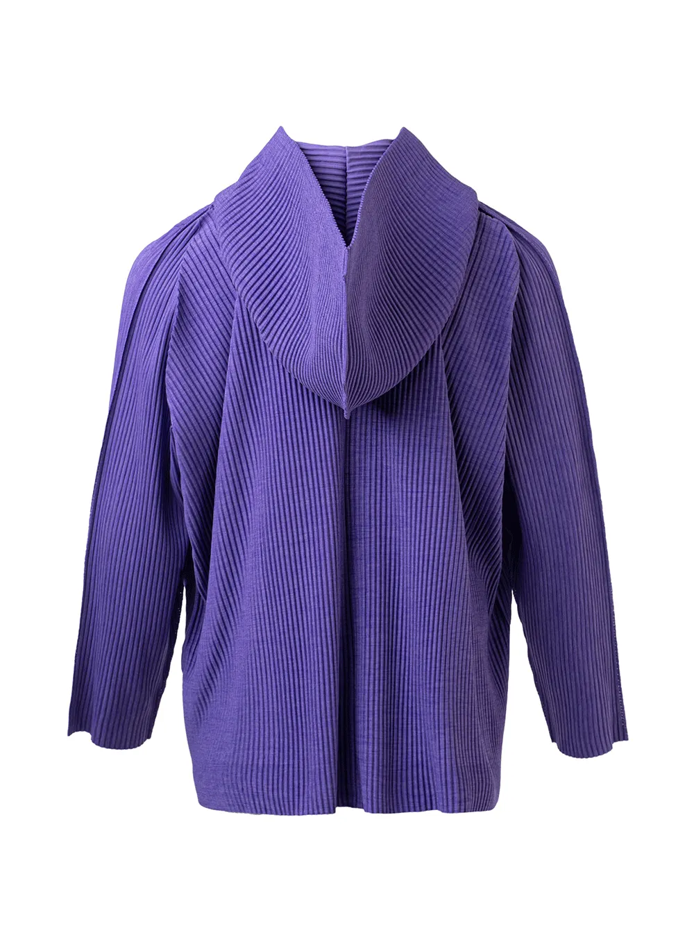 Mix Fine Knit Pleats Cardigan