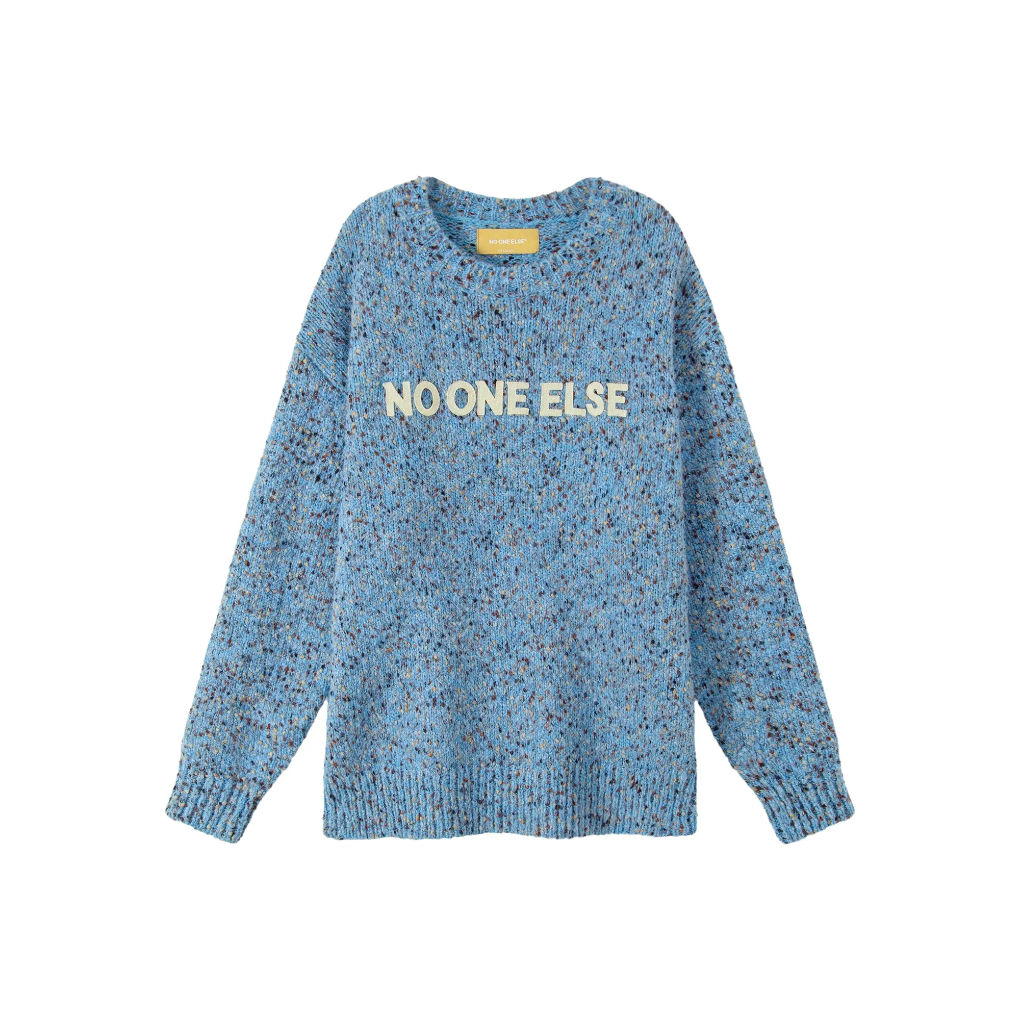 Noe Lettering Cozy Knit Sweater