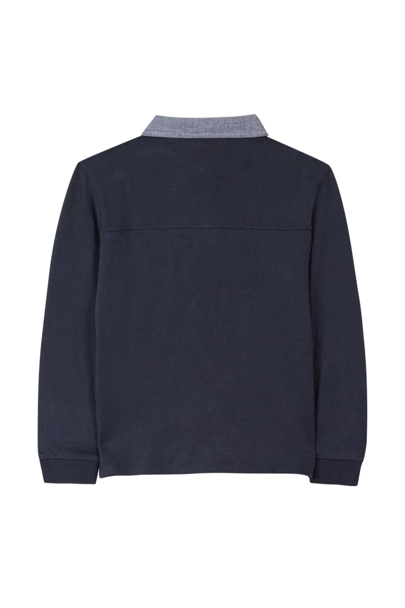 Polo - Long Sleeved Navy