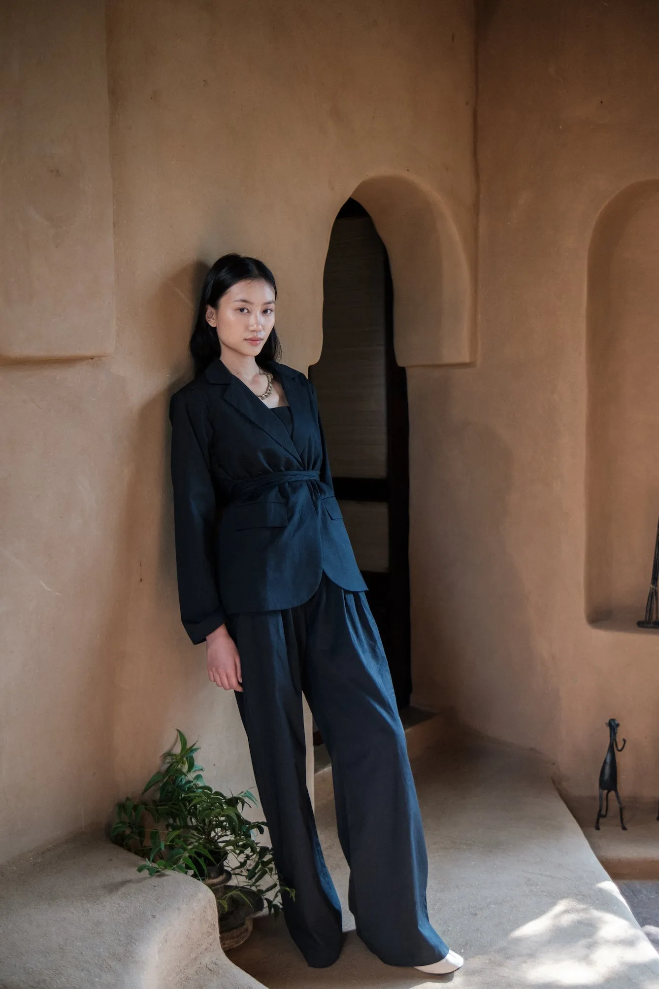 The Terra Tribe Black Cambridge Blazer