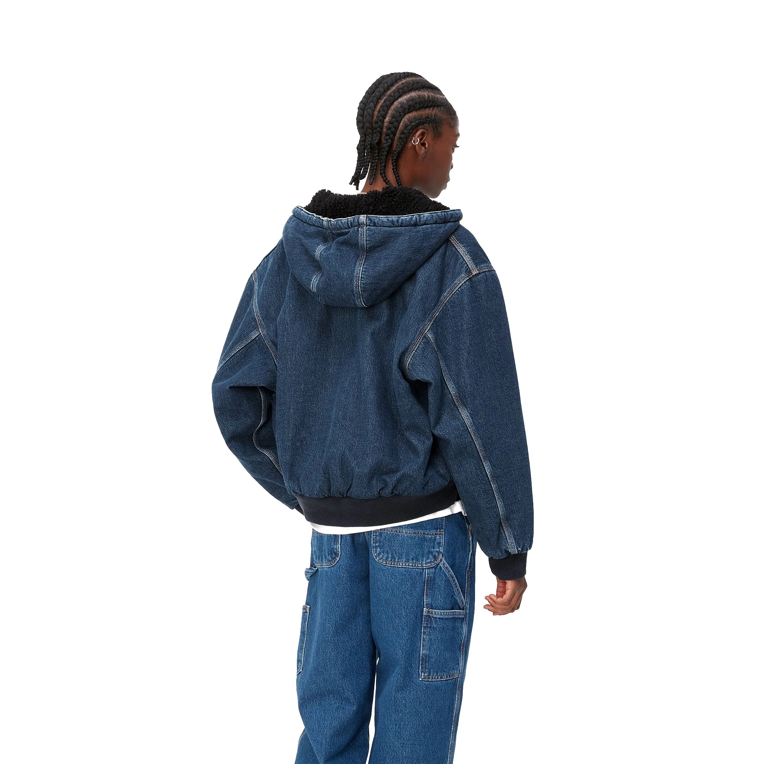 W' OG ACTIVE JACKET BLUE STONE WASHED